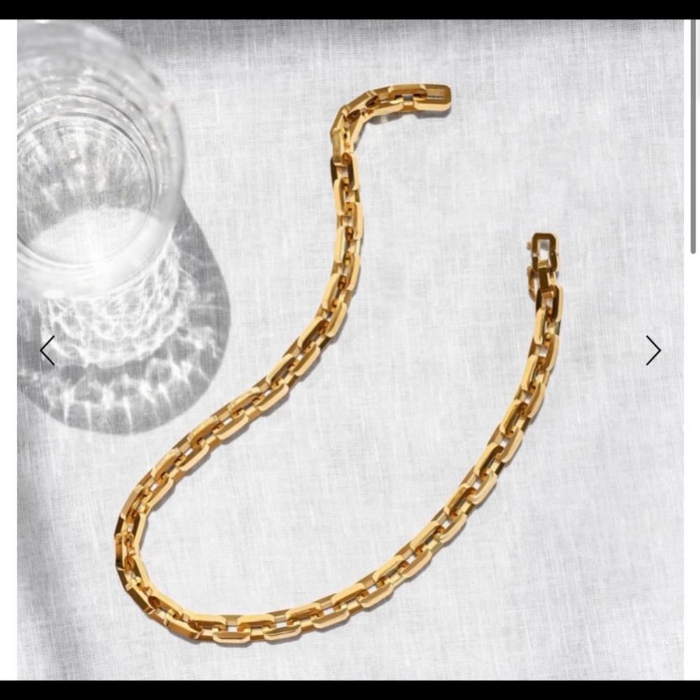 Eddie Borgo Supra link necklace 18 inches long